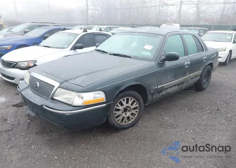 2003 Mercury Grand Marquis Gs from USA, damaged, VIN 2MEFM74W53X640795